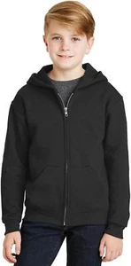 Jerzees ® - Youth NuBlend ® Full-Zip Hooded Sweatshirt Kids Sizes S-XL 993B - Picture 1 of 13