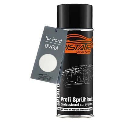 Autolack Spraydose für Ford 9VGA Crystal Crystalweiss Basislack Sprühdose 400ml - Bild 1 von 4