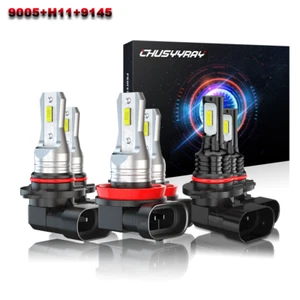 For Subaru Impreza 2008 2009 2010 2011 LED Headlight High/Low Fog Light Bulbs A - Picture 1 of 12