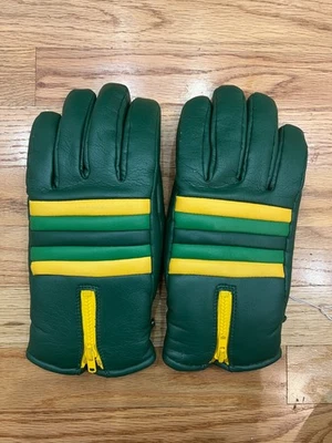 NUEVO RARO Guantes de Nieve Bobsled Jamaicano De Colección Años 70 80 Equipo de Esquí Snowboard Foto 1 de 3