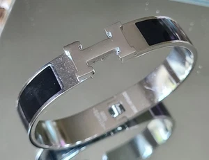 Pulsera de lujo de acero inoxidable con hebilla en H Clic - Imagen 1 de 4