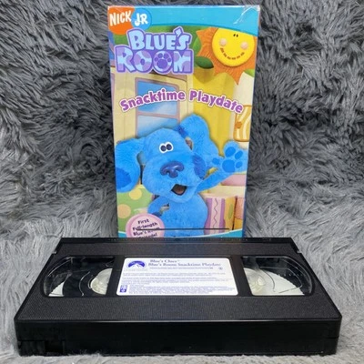 Blue’s Room - Snacktime Playdate VHS Tape 2004 Nick Jr Nickelodeon Blues’ Clues - Image 1 of 4