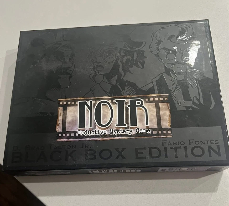 NOIR Deductive Mystery Card Game Black Box Edition - 2014 Brad Talton Jr. - Image 1 of 1