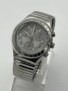 Orologio SWATCH Irony Chrono ROUGH&RUGGED (YCS400)-compl.funz.!-Ø39mm-FLEX L - Picture 1 of 7