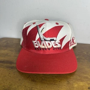 Kansas City Blades Hockey Logo Athletic Sharktooth Snapback Hat - Picture 1 of 7