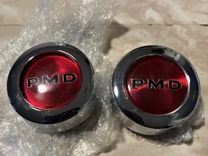 1968 - 72 Pontiac Trans AM Firebird LeMans RALLY II Center Caps NOS Pair ❗️RED - Picture 1 of 10