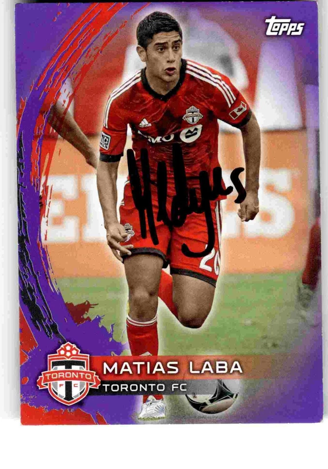 2014 Topps MLS Purple /99 pick a card autograph - Image 1 of 1