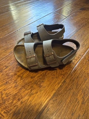 Kids Birkenstock Milano Open-Toe Boys Birkibuc Sandals - Image 1 of 3