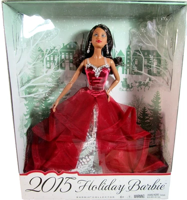 MUÑECA COLECCIONISTA AFROAMERICANA Mattel "holiday barbie" 2015 #chr78 - sin usar, en caja original Foto 1 de 4