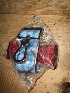 Harveys Wizard Of Oz Dorothy Bow Keychain CNG Click n Go Red Blue Gingham New - Picture 1 of 5