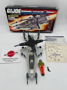 1988 Skystorm X-Wing Chopper & Windmill  Complete w/ Box GI Joe Vehicle Figure - Picture 1 of 3