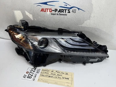 Faro derecho LED 2021 2022 2023 2024 TOYOTA CAMRY HÍBRIDO OEM AY82722 Foto 1 de 4