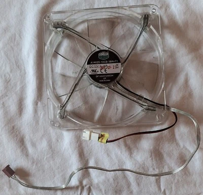 Cooler Master A14025-10CB-3BN -F1 Case Fan 14cm x 14cm CLEAR - Image 1 of 3