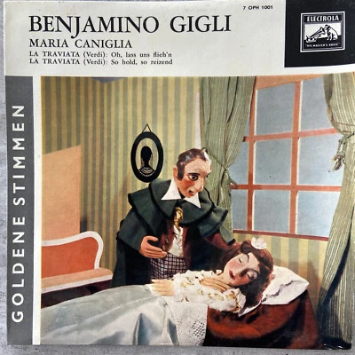 BENIAMINO GIGLI / MARIA CANIGLIA: La Traviata (NL EP HMV 7 OPH 1001 / Mono / NM) - Bild 1 von 3