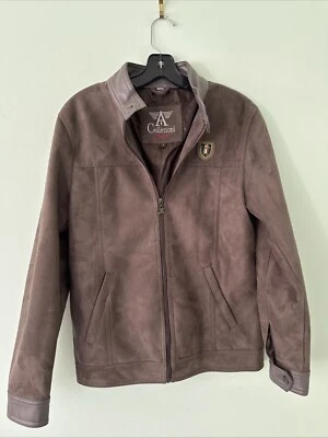 Chaqueta A Collezioni Mujer M Marrón Gamuza Imitación Cuero Italia Pequeña Foto 1 de 4