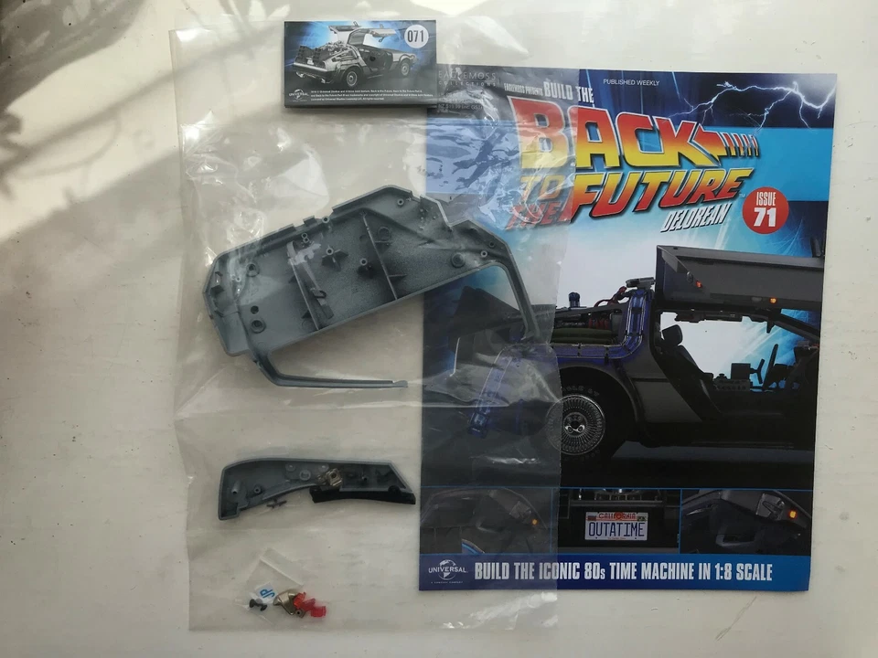 1:8 SCALE EAGLEMOSS BACK TO THE FUTURE BUILD YOUR OWN DELOREAN ISSUE 71 COMPLETE - Image 1 of 1