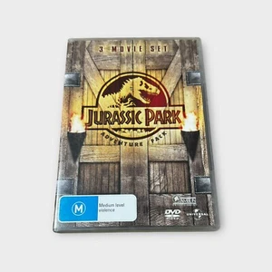 Jurassic Park Adventure Pack 3 Movie Set Region 4 Action Adventure - Picture 1 of 6