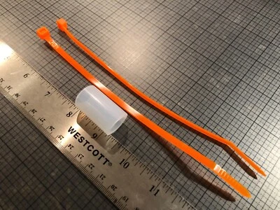 Silicone Exhaust Coupler Tuned Pipe HPI RS4 Super Nitro A949 Orange Gasket 4Tec - Image 1 of 4