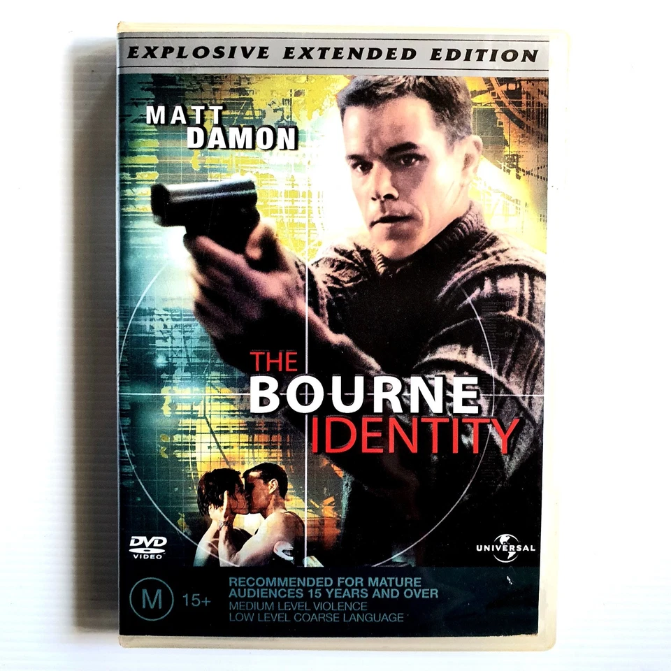 The Bourne Identity Explosive Extended Edition DVD Action, Matt Damon Gift R2/4 - Image 1 of 4
