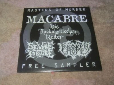 MACABRE Die Apokalyptischen Reiter BROKEN HOPE SEVERE TORTURE Aeternus promo CD — 第 1/3 张图片