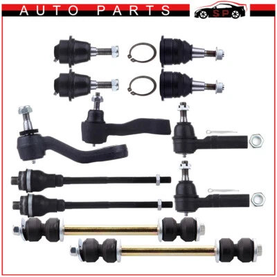 12 piezas para Chevrolet Silverado 2500 3500 rótulas delanteras barras de amarre brazo Pitman Foto 1 de 4