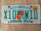 2014  Florida  License Plate  # X10 Wid  Free Shipping