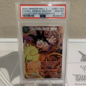 Dragon Ball Super Son Goku, Nimbus Master Collector's Selection Vol. 2 PSA 10 - Picture 1 of 2