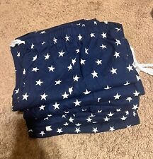 NEW Lot of Navy Blue White Stars Pajama Pants Boxercraft 14 pairs Unisex Blanks