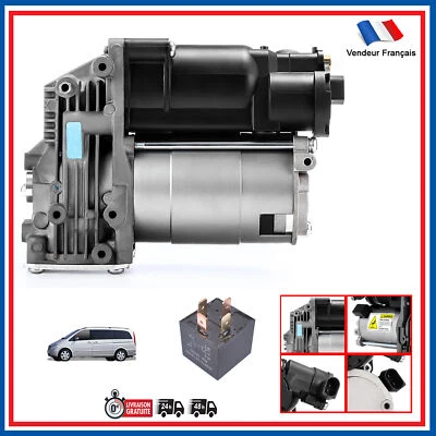 Motore Compressore Sospensione Pneumatica Per MERCEDES VIANO W639 - 2003 A 2015 - Immagine 1 di 4