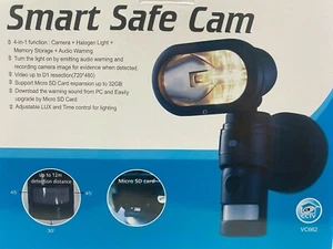 4-in-1 Smart Safe Cam (Camera + Halogen Light + Memory Storage + Audio Warning) - Picture 1 of 2