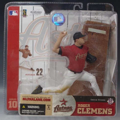 McFARLANE ROGER CLEMENS HOUSTON ASTROS SERIES 10 FIGURE MLB BASEBALL MIB Cover
