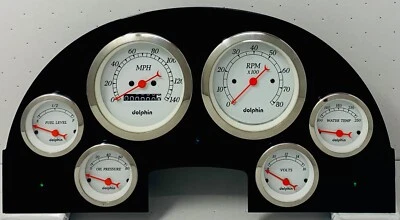 Ford Car 1956 calibre 6 panel de instrumentos juego de aluminio Foto 1 de 4