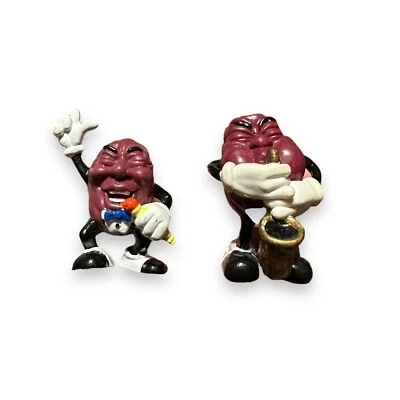 California Raisins 1987 Saxofonista Calrab PVC Cantante Figuras De Colección Años 80 Foto 1 de 4