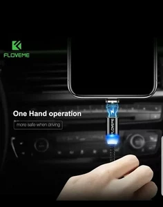 Floveme magnetic cable with Iphone Charger - Picture 1 of 6