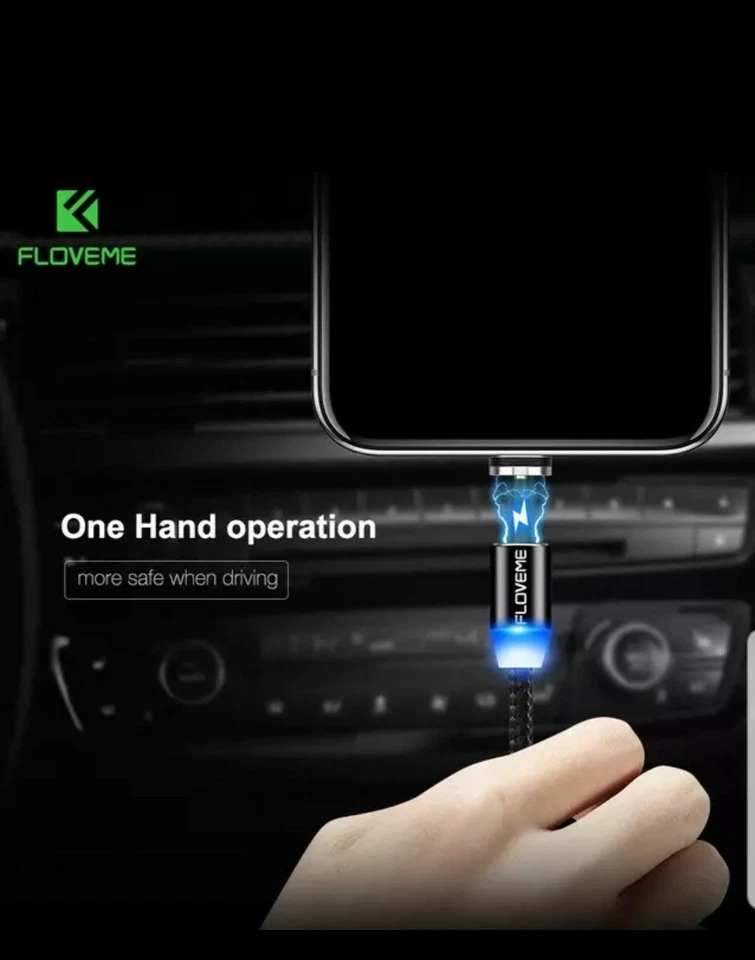 Floveme magnetic cable with Iphone Charger - Image 1 of 4