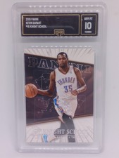 Kevin Durant 2013-14 Panini #15 Knight School GMA 10 Gem Mint Graded NBA Card