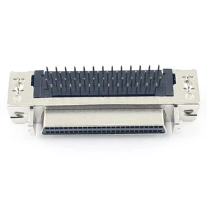 1Pcs SCSI Connector D-SUB MDR Female 50 Pin Right Angle PCB Solder Adapter - Picture 1 of 7