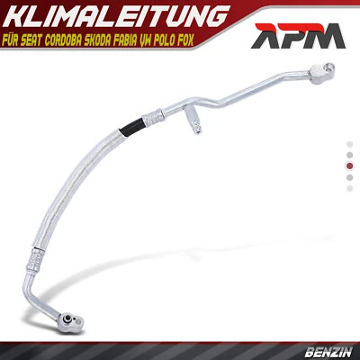 High Pressure Line Air Conditioning For VW Polo Fox Seat Cordoba Skoda Fabia I 1.4 1.6 - Image 1 of 4