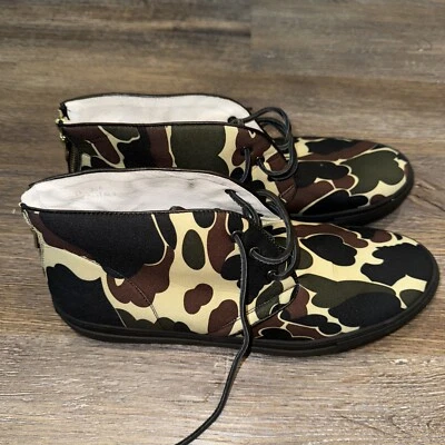 Zapatilla deportiva para hombre italiana Del Toro para Ronnie Fieg camuflada Chukka talla 13 muy cool Foto 1 de 4