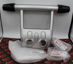NEW OEM factory Banshee 1987-2006 front bumper guard + rubber end caps SILVER - Picture 1 of 7