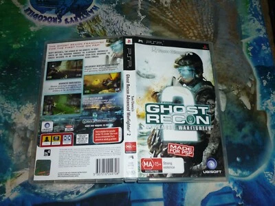 TOM CLANCYS GHOST RECON ADVANCED WARFIGHTER 2 (PSP UMD GAME, MA 15+) (REGION 4) - Image 1 of 3
