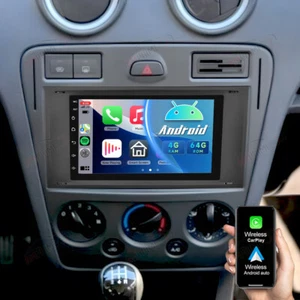 4+64G 7" Android 15 Autoradio Für Ford Fusion 2006-2011 GPS Navi Carplay WiFi - Bild 1 von 23