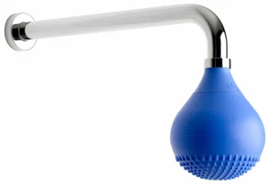 Design Brausekopf Duschkopf 1/2" Silikon Antikalkfunktion BLAU Fachhandelsware - Bild 1 von 1