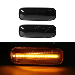 Qty 2 LED Side Marker Lamp Turn Signal Light For HONDA Civic 1996-2000 CRV Balck - Picture 1 of 3