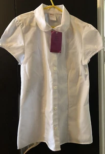Blusa escolar blanca de manga corta para niñas John Lewis - varios tamaños - Imagen 1 de 9