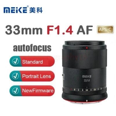 Meike 33mm F1.4 Auto Focus Lens APS-C Large Aperture Portrait Lens For Fuji XF - Bild 1 von 4