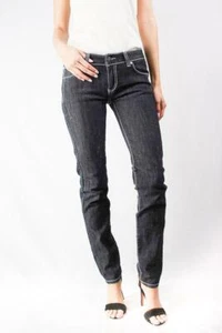 Pantalones de mezclilla para mujer Junior LAVADOS AL CARBÓN elegantes marca - Imagen 1 de 4