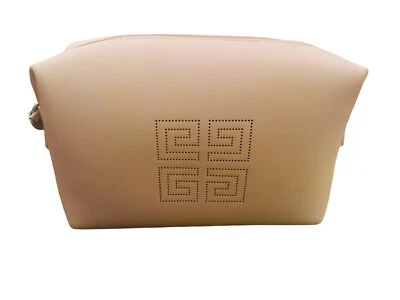 NUEVO EN CAJA {GIVENCHY} Bolsa de Maquillaje para Perfumes/Bolsa de Cosméticos - Bolsa de Volumen Lyocell Desnudo Foto 1 de 4