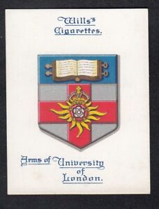 Vintage 1923 ARMS OF UNIVERSITIES British Empire UNIVERSITY OF LONDON