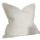 Cream Boucle Cushion With Feather Insert - 55 X 55cm